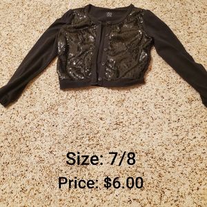 Sequins black sweater